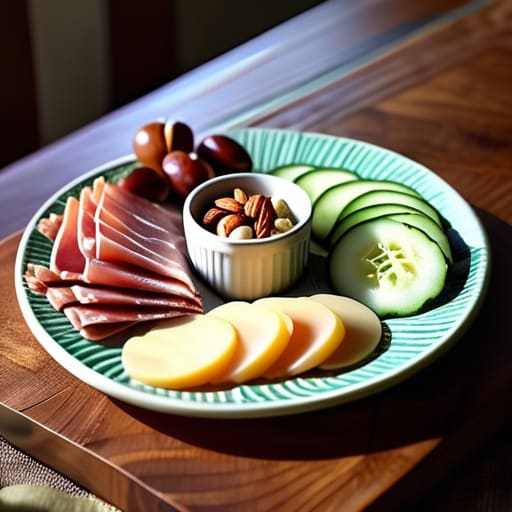 Healthy charcuterie snack, The Adult Lunchable.