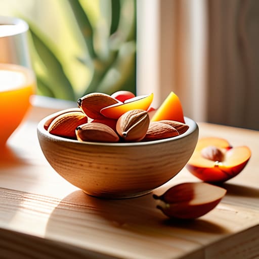 The Nut and Fruit Combo snack.