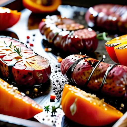 Sausage and Root Vegetable Logic sheet pan.