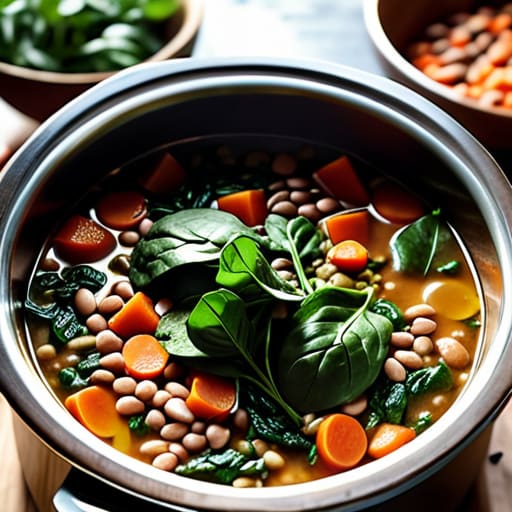 Bowl of warm Minimalist Lentil Soup.