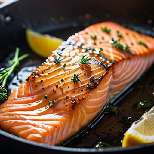 Stop Overthinking the Pan while cooking salmon.